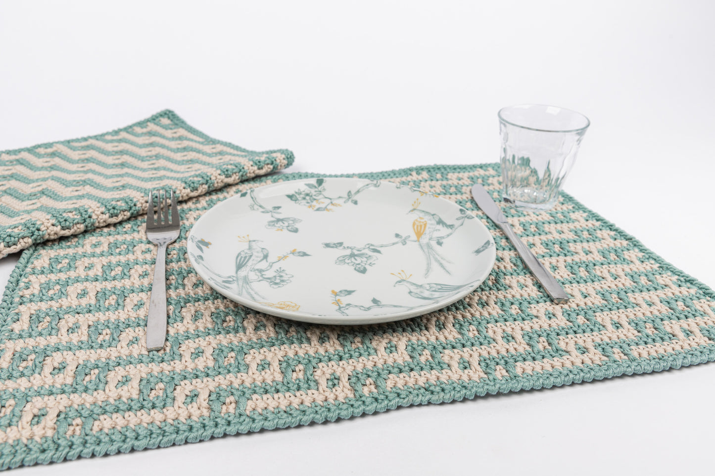 Mozaiek placemats haakpatroon