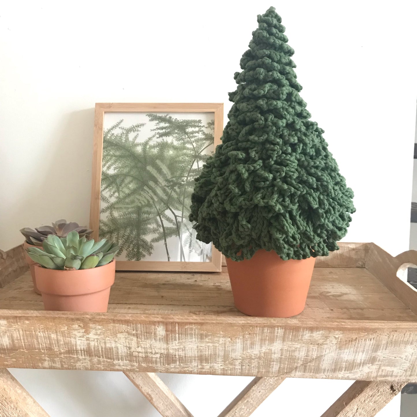 Kerstboom haken haakpatroon