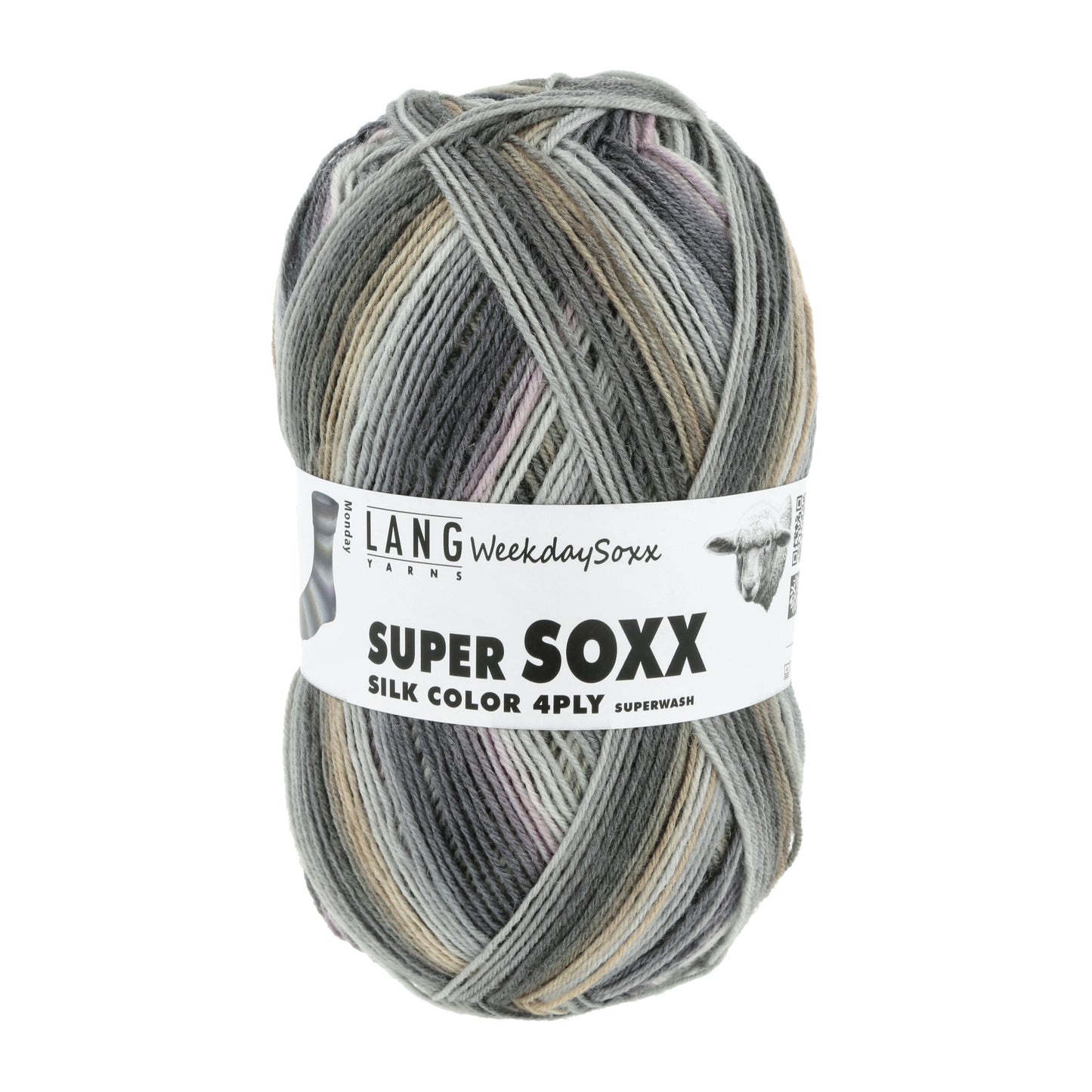 Lang Yarns Super Soxx Silk Color 4-Fach