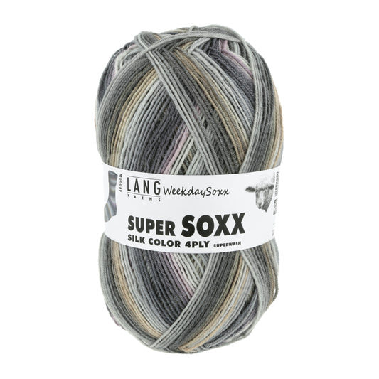 Lang Yarns Super Soxx Silk Color 4-Fach