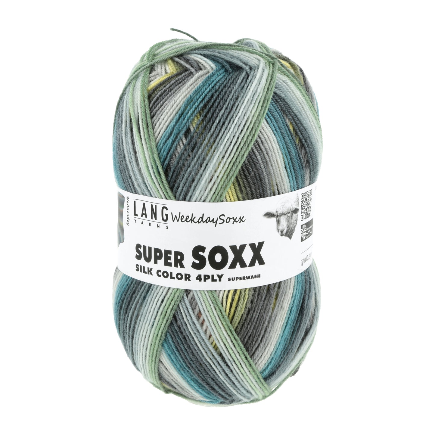 Lang Yarns Super Soxx Silk Color 4-Fach